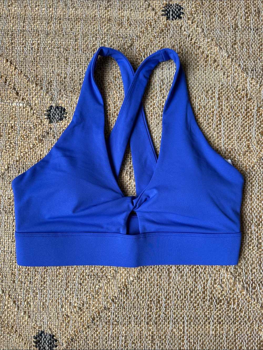 Women's Royal Blue Strappy Sports Bralette - Unbranded